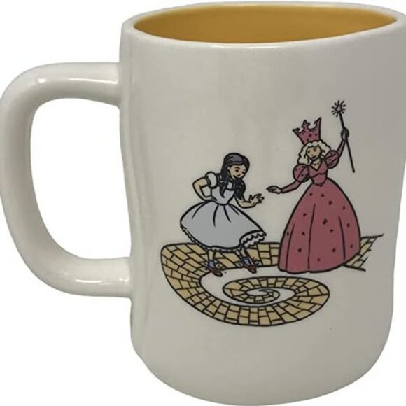 NWT New Rae Dunn Wizard of Oz Ceramic Coffee Tea Mug (Follow the Yellow Brick Ro - Picture 1 of 2